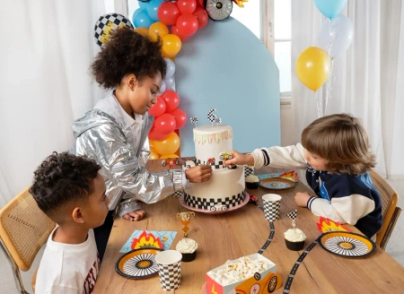 Toppery pikery dekoracje do muffinek Autka 4 szt.