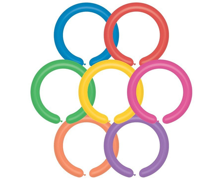 5x Gemar MIX 100szt Q260 balony do modelowania ZESTAW