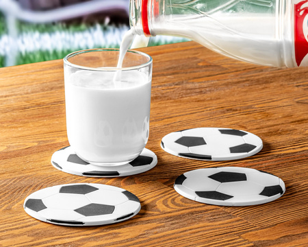 Podkładki piłkarskie FUTBOLÓWKA 4 szt.