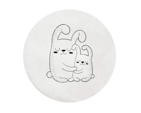 Poduszki ekoskóra ZWIERZĄTKA Rodzinki 3 cm 1 szt. AKSON