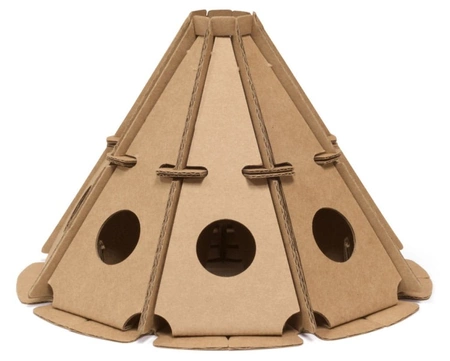 Klocki konstrukcyjne tekturowe do samodzielnego złożenia ZESTAW 1 Cardblocks