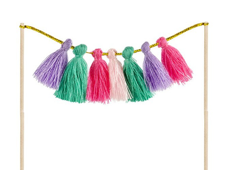 Pikery toppery LAMA kaktusy dekoracje na tort muffinki 9-20cm 5szt