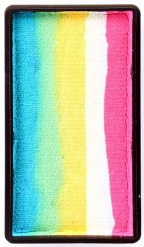 Farba do twarzy Split Cake 28g TURQUOISE/ GREEN/ YELLOW/ WHITE/ PINK PartyXplosion