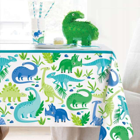 Obrus foliowy Dinozaury 137x213 cm