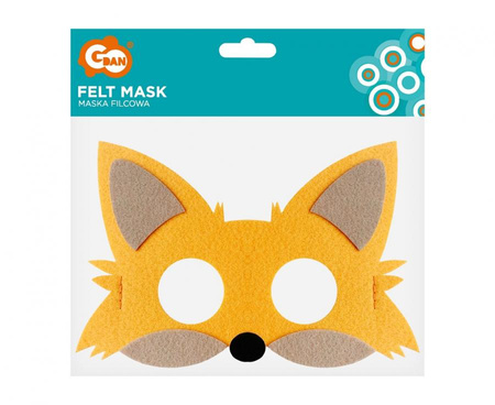 Maska filcowa Lisek