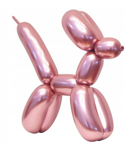 Balony modeliny Glossy 30 szt. 130 cm z pompką, mix kolorów