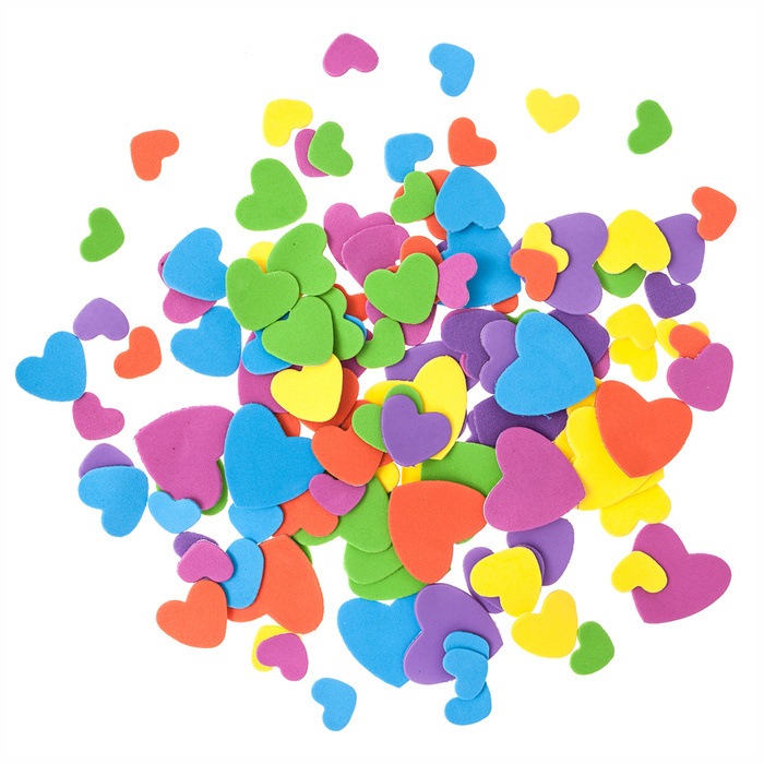 Naklejki z pianki SERCA 120 szt