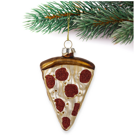 Bombka zawieszka na choinkę pizza kawałek pizzy 1 szt.