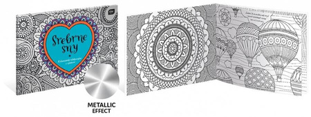Kolorowanka dla dorosłych Srebrne Sny A4 16 kartek