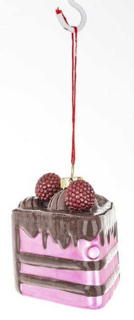 Bombka zawieszka na choinkę tort ciasto 1 szt.