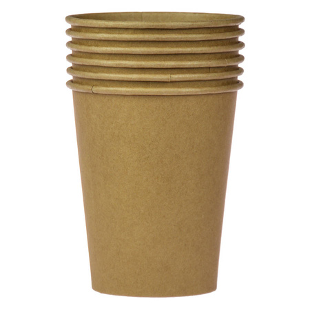 Kubeczki papierowe eco KRAFT 230 ml 6 szt.