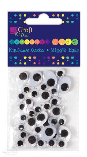 Ruchome oczka OWALNE MIX 36 szt