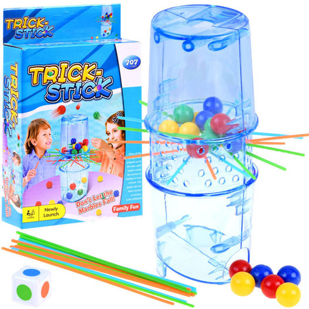 Gra zręcznościowa Trick Stick spadające kulki