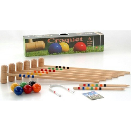 Gra krokiet 6 osobowy Karton Box