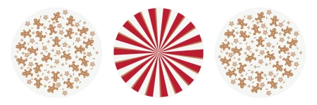 Papilotki na muffinki babeczki Świąteczne Wzory 75 szt. mix