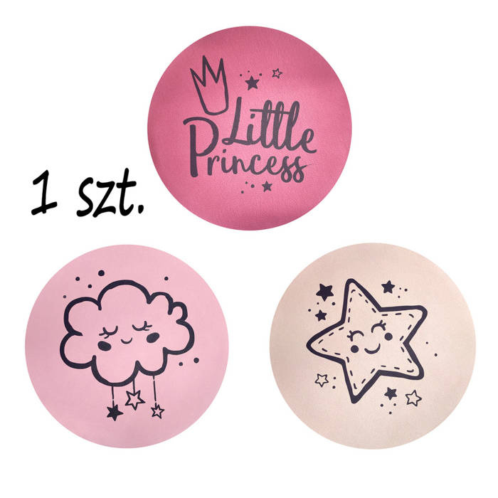 Poduszka ekoskóra z serii LITTLE PRINCESS 1 szt. 6 cm AKSON
