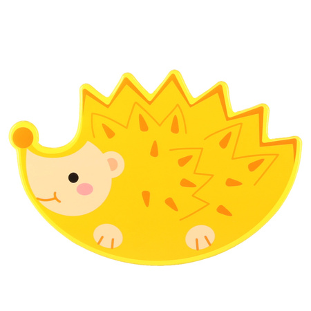 Gra zręcznościowa montessori układanka balansująca klocki drewniane jeż nawlekane owoce