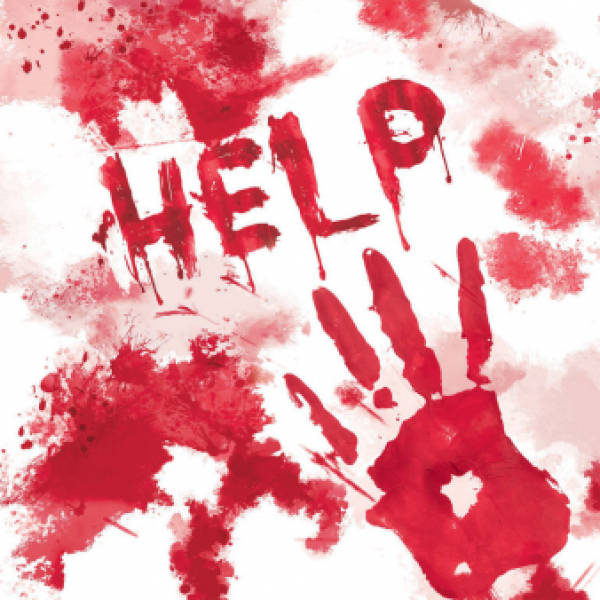 Serwetki papierowe Krew halloween 33 cm 20 szt.