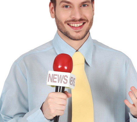 Mikrofon reporterski NEWS rekwizyt