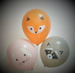 ZWIERZĄTKA balon gumowy z nadrukiem 1 szt. mix