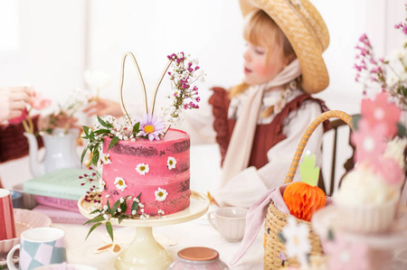 Topper drewniany dekoracyjny Uszy Królika 20 cm