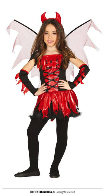 Strój dla dziewczynki Diablica