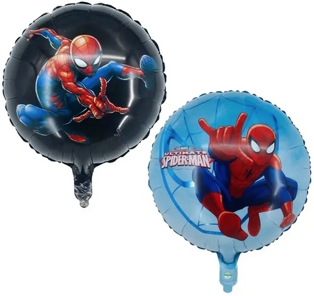 Spiderman balon foliowy dwustronny okrągły 18 cali