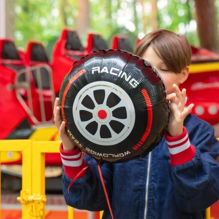 Balon foliowy Racing Car Koło 45x50 cm