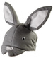 Czapka Króliczek szary