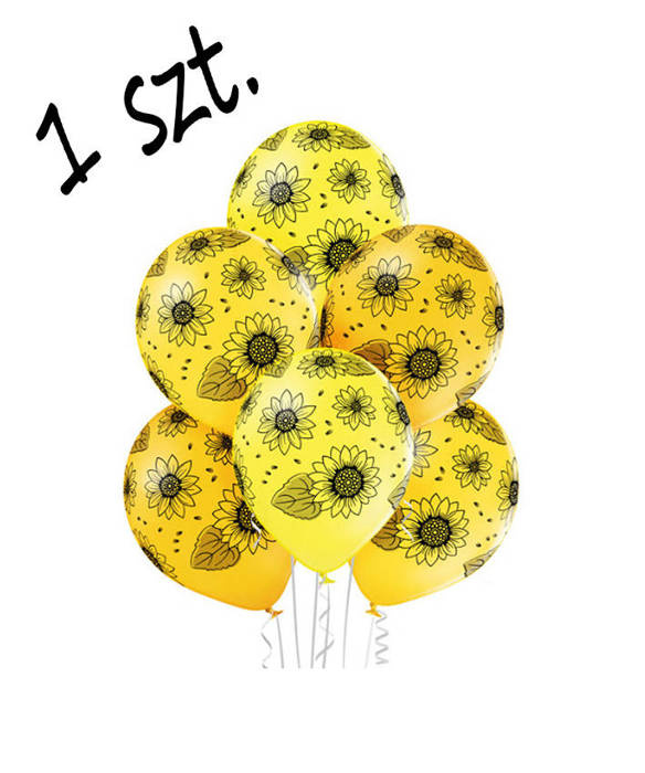 Balon Słoneczniki kwiaty 12 cali 1 szt.