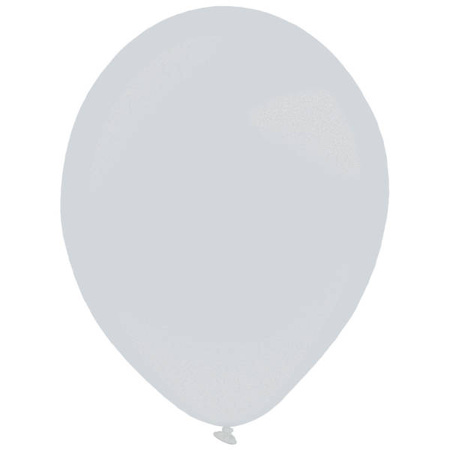 Balony lateksowe Everts Decorator Metallic 11 cali 50 szt. Silver