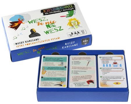 KIESZONKOWCE QUIZOWE WIESZ, ŻE NIC NIE WIESZ (12+) GRA ZAGADKI