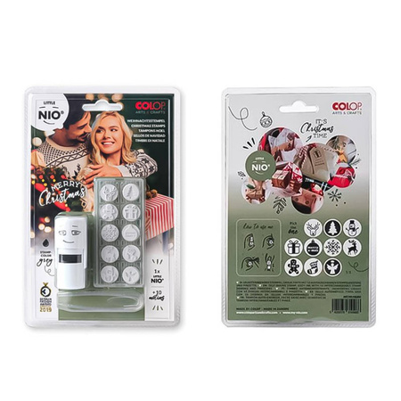 Pieczątka samotuszująca Little NIO - Święta