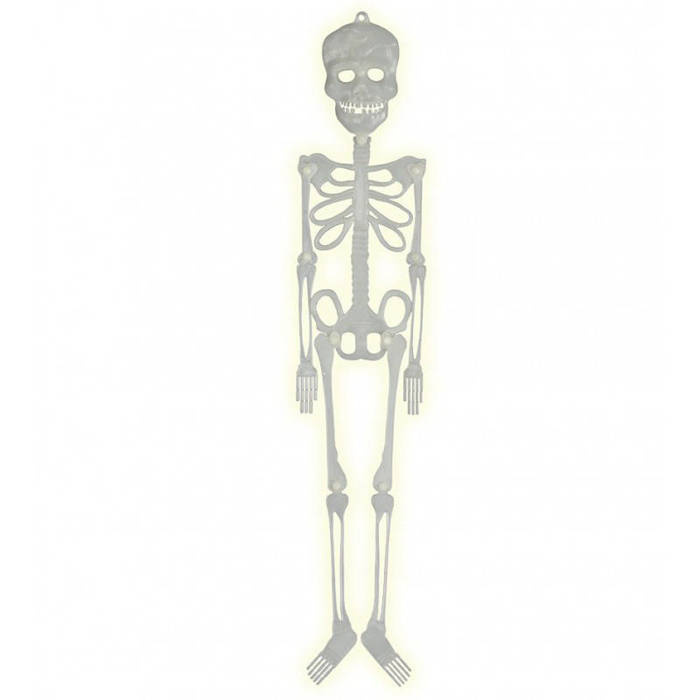 Wisząca dekoracja Szkieletor Fluorescencyjny