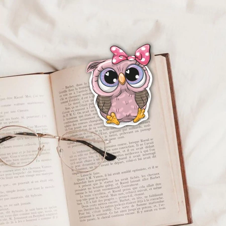 Zakładka magnetyczna do książki - SOWA 1 szt.