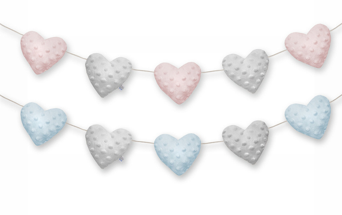 Dream Pillows girlanda pluszowa AKSON serca