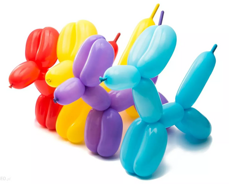 Pompka do balonów modelin dwustronna 23 cm