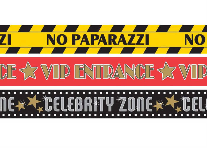 Taśmy imprezowe PAPARAZZI VIP ENTRANCE CELEBRITY ZONE