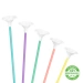 Patyczki do balonów z zatyczkami papierowe kolorowe  10 szt.