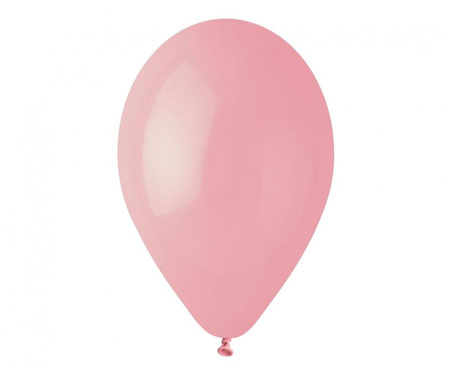 Balon Gemar jednokolorowy 12 cali 100 szt różowy delikatny