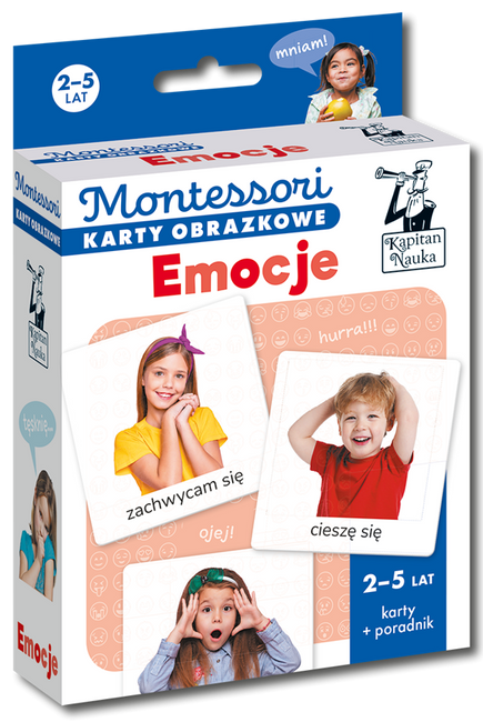 Montessori Emocje KARTY OBRAZKOWE 2-5