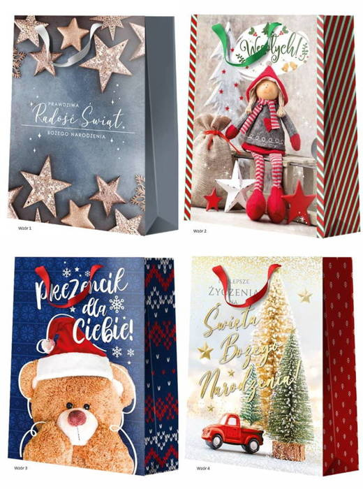 Torebka prezentowa świąteczna XL