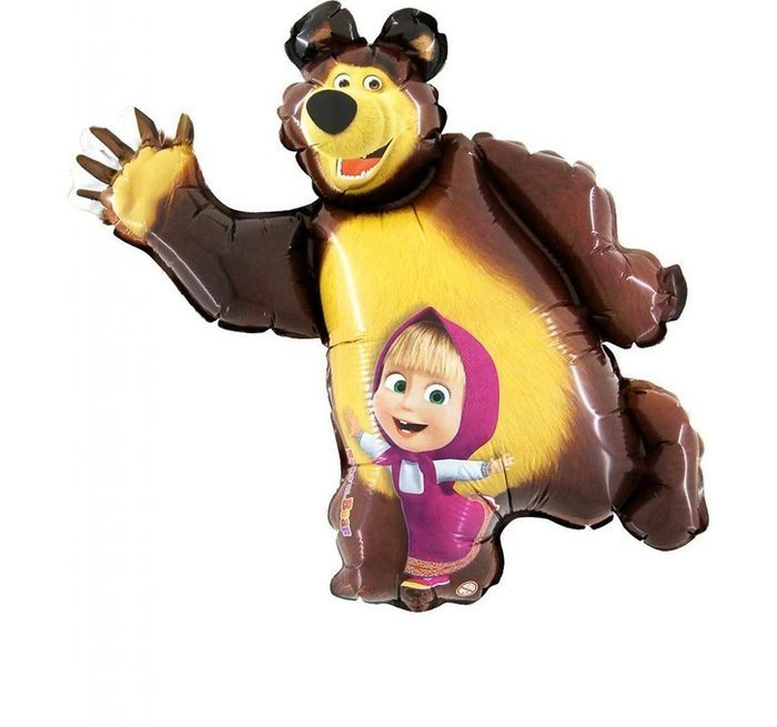 Masha i Niedźwiedź balon foliowy 36''
