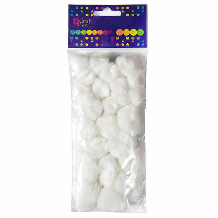 Pompony akrylowe 24 szt