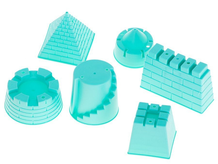 Akcesoria do piasku wiaderko foremki 14 elem.