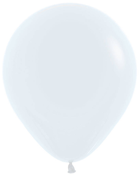 Balon lateksowy 18 cali Sempertex Solid 1 szt. White