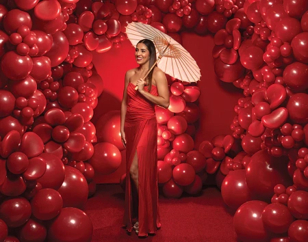 Balony Sempertex Fashion Solid 5 cali 50 szt. Imperial Red