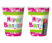 Kubeczki papierowe Happy Bithday 6 szt