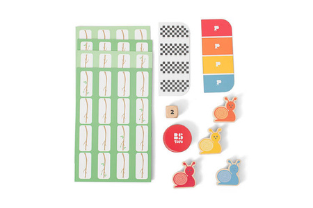 Drewniana gra - Wyścig ślimaków BS Toys