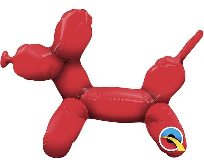 Balon foliowy balonowy piesek czerwony 14"
